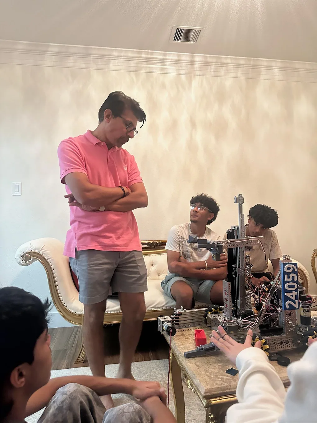 Team collaboration session related to Manish Patel