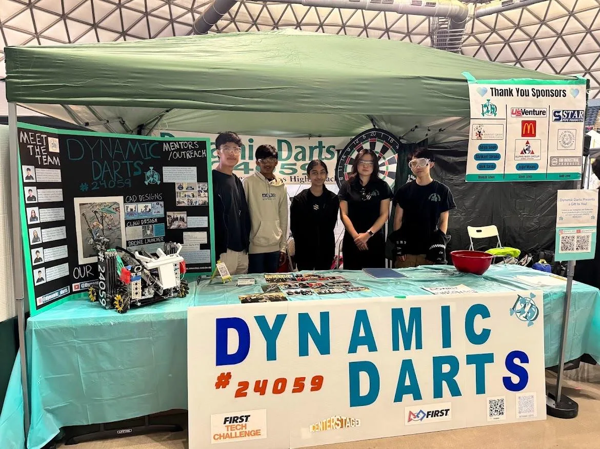 Dynamic Darts outreach booth