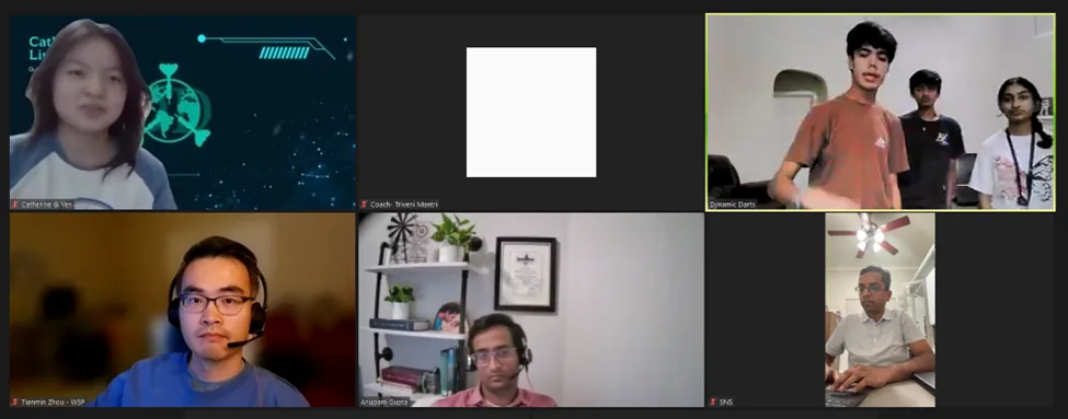 Team collaboration session related to Anupam Gupta, Tianmin Zhou & Shashikant Sarada
